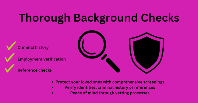 Comprehensive Background Checks on Possible Babysitters and Caregivers